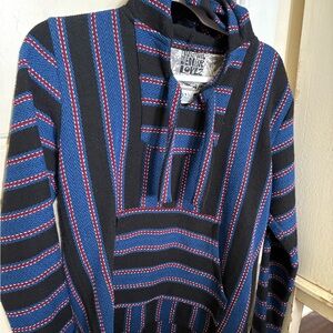 Senor Lopez Black and Blue Patterned Jacket